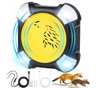 PUTINEI Anti Martre Voiture,Anti Fouine Voiture,Répulsif Souris Ultrason avec Flash LED,Repulsif Rongeur pour Voiture,Anti Rongeur Voiture,Protection Voiture, Grenier, Garage