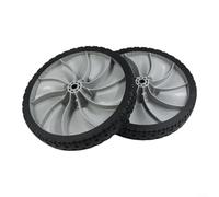 Puupaa Lot de 2 roues arrière de tondeuse à gazon avec alésage en nylon 1/2" pour Craftsman, pour modèles Toro Walk-Behind, remplacement pour 490-325-0023 et 634-04625
