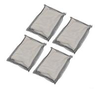 Puupaa Lot de 4 cartouches filtrantes pour piscine, filtre robot ultra-fin pour Black Pearl, I-Qualer, Klinwass, Malibu, Pontaqua, Power 4.0