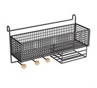 Puupaa Panier de chevet pour lit dortoir, 36 x 24 x 15 cm, organiseur de rangement à suspendre avec plusieurs poches pour livres, appareils compatibles avec lits superposés, bureau et usage domestique