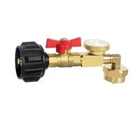 PUXZYAX Adaptateur de Remplissage pour Bouteille de Propane - Remplissage | des bouteilles de 450 g (1 lb) - Utilisation simple - Adaptateur de en cuivre pour petite bonbonne de propane