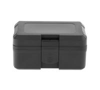 PUXZYAX Boîte à Outils multifonctionnelle, Organisateur, Petite boîte de Rangement sécurisée, résistante pour aux Chocs, Durable et Anti-poussière. de, Noir, 12.3 x 8 x 3.5 cm