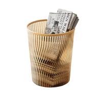 PUXZYAX Poubelle ronde légère à filetage pour salon, en ABS noir, pour,UN | corbeille à papier bureau.