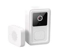 PUXZYAX Sonnette vidéo WiFi 1080p TUYA : Capture d'image simultanée sans | démontage, sonnette ABS pour maison connectée.