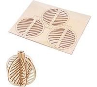 Puzzle 3D à Personnaliser "Boule de Noël" 8cm Naturel G