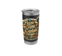 Puzzle Table Captain Patience Jeux Gobelet isotherme en acier inoxydable double paroi