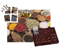 puzzleYOU : Calendrier de l'Avent | « Épices aromatiques dans des Bols en métal et en céramique »