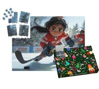 puzzleYOU : Calendrier de l'Avent | « Hockey sur Glace : Mises en échec et Passes Rapides »