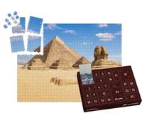 puzzleYOU : Calendrier de l'Avent | « Les Pyramides de Gizeh et Le Sphinx, Égypte »