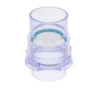 PVC Clapet Anti-retour pour Transparent Conduite D'eau Toilettes | Vanne Unidirectionnelle, Anti-refoulement, Installation Facile, pour Évacuation la Cuisine, Système de Drainage
