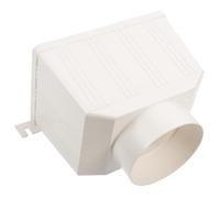 PVC Déviateur Gouttière de Blanc D'eau Collecte pour Pluie | Déviateur de Canalisation de Gouttière, Système de Récupération des Eaux de Pluie, Raccord PVC Blanc, Installation Facile