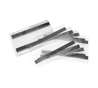PVC Pochette Magnétique 10 Pièces Transparente | Résistante à L’eau, Design Transparent, pour Affichage des Horaires, Compatible avec Outils et Rayons