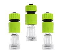 PVC Raccord Haute pour Nettoyeur 3 Transparent Ensembles Filtre | Entrée D’eau, Surveillance Facile, Usage Motos et Véhicules Commerciaux, Compatible, Fiable