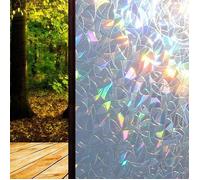 PVC Réfraction Coloré Autocollants en Verre Électrostatique Film De Fenêtre sans Colle Peut Enlever Les Grilles De Fenêtre en Verr
