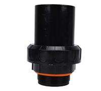 PVC Sand Tank Union Pipe Fitting for Pool Water Pump (2.0 Inch G2) | Adaptateur de filtre de spa, connecteur fileté, équipement de piscine hors sol, PVC noir Durable
