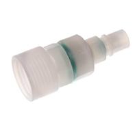 PVDF DN 7.2 Bouchon d'accouplement G 1/2 pouce filetage femelle double obturation