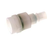 PVDF DN 7.2 Bouchon d'accouplement G 3/8 pouces filetage femelle double obturation