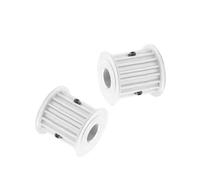 PVUVTNAHW Poulie de distribution à courroie crantée S5M 15T, alésage intérieur 5/6/6,35/8/10/12 mm, largeur 11/17/22/27 mm, 2 pièces(6.35mm,22mm)