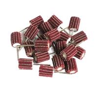 PVUVTNAHW Tampon à récurer 20/25mm, roue Abrasive, tête de ponçage, tige de 3mm, polissage Non tissé for outil rotatif, 20 pièces(Grit 240-30mm)