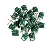 PVUVTNAHW Tampon à récurer 20/25mm, roue Abrasive, tête de ponçage, tige de 3mm, polissage Non tissé for outil rotatif, 20 pièces(Grit 120-25mm)