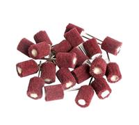 PVUVTNAHW Tampon à récurer 20/25mm, roue Abrasive, tête de ponçage, tige de 3mm, polissage Non tissé for outil rotatif, 20 pièces(Grit 320-20mm)