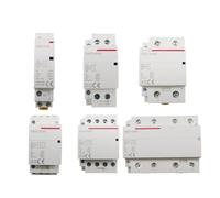 PWQBABJWL 1 pièce 2P/4P 16-100A AC 220V DC 12V/24V 50/60Hz Rail Home AC Contacteur modulaire Contrôleur de commutateur DIY Smart Home Hôtel(4p-AC 220v,20A-2NC)