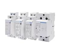 PWQBABJWL Contacteur Miniature Domestique AC Type Rail NCH8 20A 25A 40A 63A 220V 230V 400V 63/22 63/40 40/40 40/22 1NO 1NC 2NO(25a 1no 1nc)
