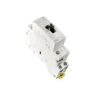 PWQBABJWL Contacteur modulaire Domestique à Courant Alternatif TOCT1 2P 25A 220V/230V 50/60HZ DIN Rail avec Interrupteur de Commande Manuel 2NO ou 1NO 1NC ou 2NC