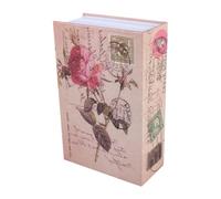 Pwshymi Coffre-Fort de Livre, Livre Secret Boîte de Sécurité Dictionnaire en Forme Coffre-Fort Secret pour Dictionnaire avec Serrure (Rose Diary Type)