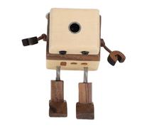 Pwshymi Diffuseur de Voiture avec Clip D'aération, Robot Désodorisant en Bois pour Décoration de Voiture et de Maison avec Bâtons D'huile Essentielle 1 unité