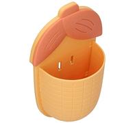 Pwshymi Étagère Murale pour Salle de Bain, Design sans Perforation (jaune) | Matériau PP de haute qualité, Trou hydrofuge, Facile à installer, Adapté aux surfaces lisses