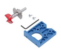 Pwshymi Guide de Perçage de Gabarit de Charnière 35 Mm, Ensemble D'outils Efficaces pour Meubles D'armoire et de Fenêtre, Matériau en Carbure cémenté