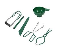 Pwshymi Kit de Mise en Conserve 6 Pièces, Ensemble Essentiel pour la Fabrication de Confitures Maison, Fournitures Robustes en Acier Inoxydable