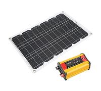 Pwshymi Kit d'énergie Solaire avec Contrôleur de Charge 30A (12V à 230V) | Conversion d\'énergie efficace, Panneau monocristallin à haut rendement, Construction en aluminium durable, Écran LCD,