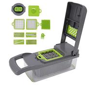 Pwshymi légumes Multifonctionnel Durable, Séparateur de Blanc D'œuf, 6 Lames pour la Préparation Rapide des Aliments, Broyeur de Nourriture en Plastique