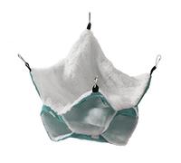 Pwshymi Lit Cage Triple Couche pour Animaux de Compagnie, Hamac Confortable pour Lapins, Furets et Perroquets, Lin Durable 11,8x11,8 Pouces