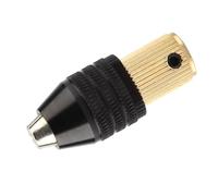 Pwshymi Mandrin Auto-serrant, Mini Accessoire de Perceuse électrique, Compact et Durable pour Outils de Polissage et de Meulage 0,3-3,4 Mm avec Matériau en Laiton et Aluminium (Ouverture 2mm)