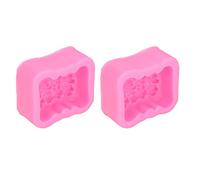 Pwshymi Moule à Fleurs Rose, Outil de Cuisson en Silicone Flexible | Durable, antiadhésif, idéal pour les gâteaux, la cire, la glace, facile à nettoyer.