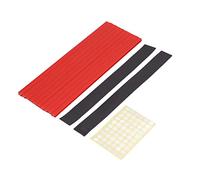 Pwshymi Organisateur de Dosettes de café Rouge, Porte-capsules de café Haute capacité pour Usage Domestique, Plastique 30x1,2 Cm