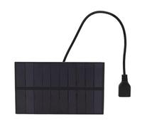 Pwshymi Panneau Solaire 5 V, Conception Légère et Durable de 1,5 W. | Mini panneau flexible, interface USB, adapté aux projets de bricolage, en silicium monocristallin