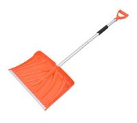 Pwshymi Pelle à Neige Réglable de Grande capacité avec Poignée Antidérapante pour Pelleter la Neige pour Voiture, Matière Plastique en Alliage D'aluminium