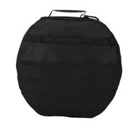 Pwshymi Sac de Rangement pour Poêle à Griller, Sac de Protection Résistant à l'usure pour Barbecue de Camping en Plein Air, Pochette de Rangement pour Plaque de Barbecue Ronde Portable pour