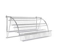 Pwshymi Support d'assaisonnement Extractible, Conception à Plusieurs | Construction en fer robuste, Gain de place, Accès facile aux épices, Organisateur de cuisine polyvalent