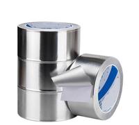 PXAMORTEL Rouleau de ruban en feuille d'aluminium Ruban adhésif en aluminium haute température, anti-fuite, 0,08mm, 10-200mm x 20m(20mmx20mx0.08mm)
