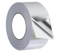 PXAMORTEL Rouleau de ruban en feuille d'aluminium Ruban adhésif en aluminium résistant à l'eau, résistant à l'eau, conduit CVC, plusieurs tailles(30mmx10m)