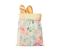 PXAMORTEL Sac à Pain réutilisable en Lin Sac à Pain en Lin avec Fermeture éclair et Fermoir en Forme de L Multicolore réutilisable Durable sans Plastique(A)