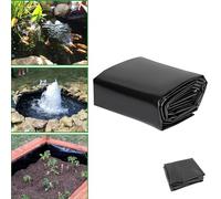 Pxkmouy 5x7.5m Liner bassin bache Noire agricole bassin Poisson Exterieur Jardin Facile à Installer étanchéité étanche et étanche bâche bassin extérieur bache epdm protéger l'étang Coupe Facile