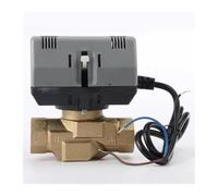 PXQCHAVLN 1/2”3/4“1”Vanne à Deux Voies Vanne à Trois Voies Laiton VC6013 Vanne électrique for ventilo-convecteur AC220V(Three-way-ac220v-vc6013,0.5 inch)