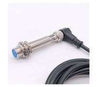 PXQCHAVLN Kit de détecteur proximité inductif IP65 M12, Connexion à 4 Broches, câble PVC 2 m, mm, affleurant, Non, détection métaux(Lj12a3-2 -2mm L,PNP NO)