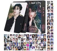 PYAJUU Cartes photo Stray Kids Do It Album photo Straykids Carte postale 2026 Cartes Lomo Stray Kids Autocollants Cadeau Merch For Stay KPOP Coffret cadeau (HAN)